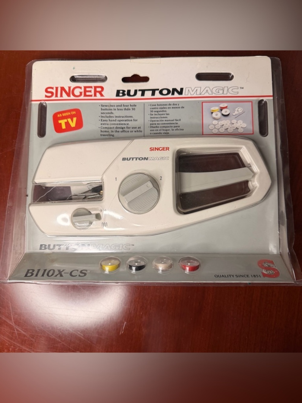 Singer Button Magic Button Attacher - White